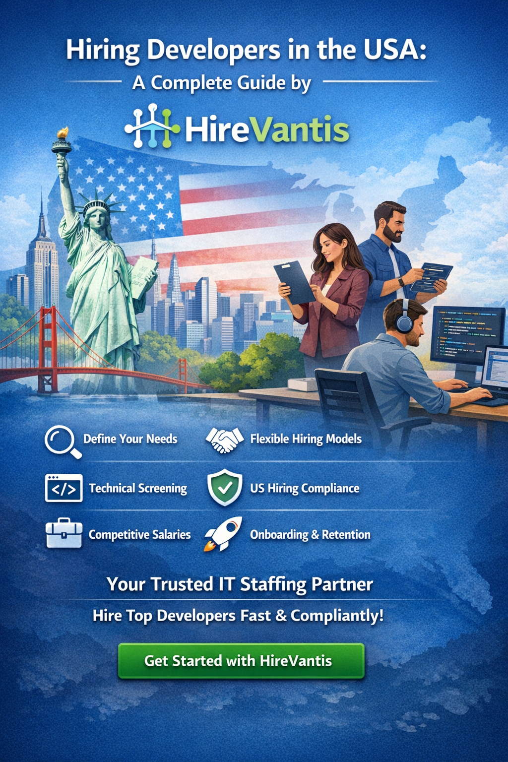Hiring Developers in the USA: A Complete Guide by HireVantis